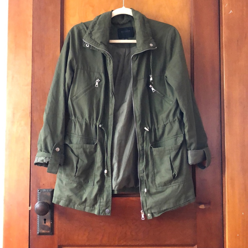Army green jacket